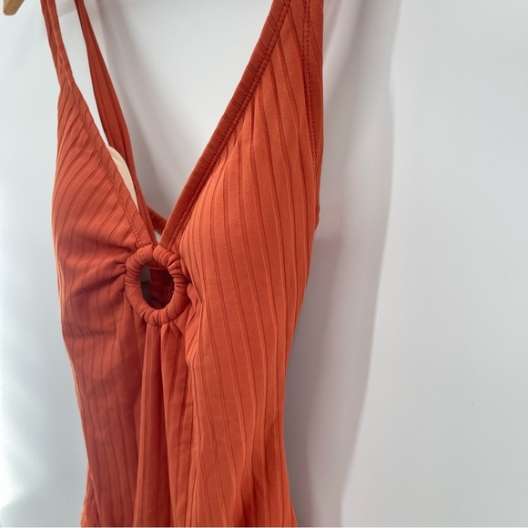 NWOT Kona Sol Ribbed Knit One Piece Swimsuit Size Small - Picture 5 of 11
